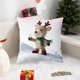 thumbnail image 1 of Uuowzo Pillowcase Cover Living Room Sofa Festival Ambiance Decoration Christmas Cushion Cover Indoor Outdoor Christmas Decorations, #9, 1 of 6