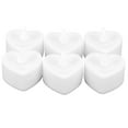 thumbnail image 5 of Velas eléctricas de 6 uds., velas sin llama con luz blanca cálida de amor para decoración familiar de vacaciones de boda, 5 of 5