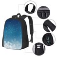 thumbnail image 4 of Daiia Christmas Snowflakes Backpack for Men and Women -Durable Backpack Large Capacity, Water-Resistant Bag with Adjustable Straps and Laptop Compartment, 4 of 9