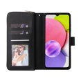 thumbnail image 5 of Feishell for Samsung Galaxy A03s (6.5 inch) Wallet Case for Women Men,Premium PU Leather Magnetic Clasp Zipper 9 Card Slots Folio Flip Holder Shockproof Purse Phone Case with Wrist Strap,Black, 5 of 8