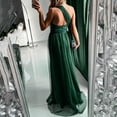 thumbnail image 4 of SELONE Prom Dresses Long Evening Dresses Sleeveless Rehearsal Dinner Dress Cocktail Dresses Maxi Formal Dress Off the Shoulder Elegant Dresses Bodycon Formal Formal Gowns Homecoming Dresses Green M, 4 of 7