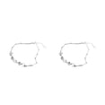 thumbnail image 1 of Qarigey de cobre, muñequera, joyería de moda, hermoso cristal, accesorios para mujer, colgante de mano, suministros para mujer, púrpura Púrpura 2Conjunto, 1 of 6