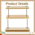 thumbnail image 5 of 9.3x5.9inch Wooden Book Press Portable Book Binding Flat Paper Press, 5 of 7