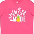 thumbnail image 4 of Inktastic Vacay Mode with Palm Trees Sun and Pineapple Youth T-Shirt, 4 of 5