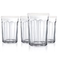 thumbnail image 3 of Luminarc Working 21-Ounce Storage Jar/Cooler with Lids, Set of 4 Tumbler Glasses, 4 Count (Pack of 1), Clear, 3 of 9