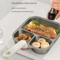 thumbnail image 2 of 3-In-1 Cup-Shaped Large Capacity Pan, Anti-Scalding Heightened Handle, Nonstick Titanium Ceramic Omelette Skillet Pancake Pan, for Gas Induction Cooker (2), 2 of 8