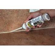 2-pack Flex Shot Rubber Adhesive Sealant Caulk - Mildew Resistant, Waterproof - 2 Pack, 8 oz, White — Residential Use, Standard Application