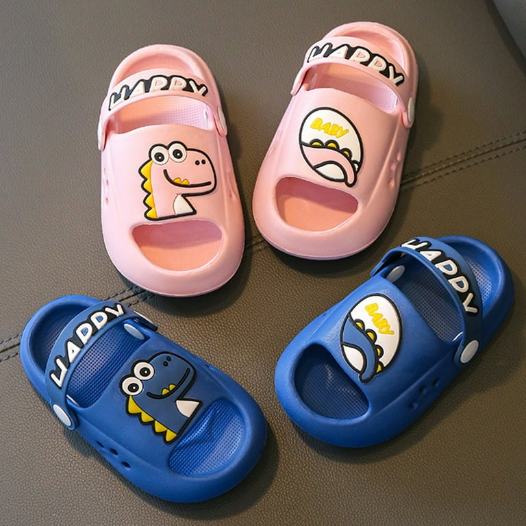 Hard sole sale slippers kids