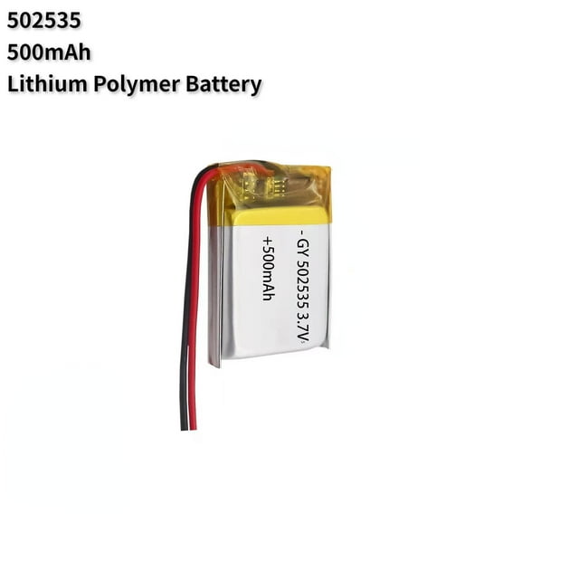3.7V 500mAh Li-Ion Battery 502535 Lithium Polymer Rechargeable Battery for Bicycle Led Light Cosmetic Instrument