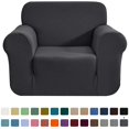 thumbnail image 1 of CHUN YI 1-Piece Checks Stretch Sofa Cover Slipcover Couch Cover, 1 of 6