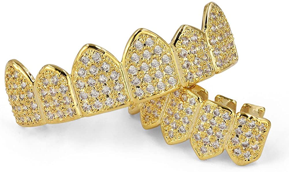 18K Gold Plated Macro Pave Iced-Out with Extra Molding Bars Included - image 4 of 4