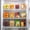 White M 1 Pack, variant on AuroraX Refrigerator Door Storage Bin Fridge Side Shelf Basket Clear Large Capacity Stackable Food Grade Kitchen Pantry Produce Container White