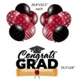 thumbnail image 3 of VictoryStore Congrats Grad Scarlet Red Graduation Yard Decoration Display, Outdoor Red Graduation Decoration Display 11 Piece Set 20025I, 3 of 9