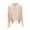Beige, variant on Luxalzxs Womens Long Sleeve Mock Turtleneck Tops Solid Color Basic Stretch Fitted Pullover Lightweight Thermal Shirts