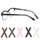 thumbnail image 1 of 5 pares de almohadillas de silicona suave para anteojos,gancho para la oreja, empuñaduras deportivas cómodas para los oídos, cubierta antideslizante para piernas de anteojos, 1 of 5