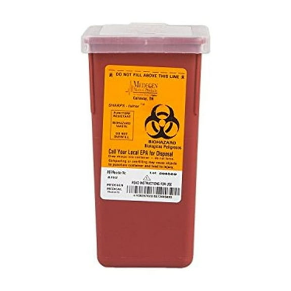 Sharps Containers - 1 Quart, Stackable -