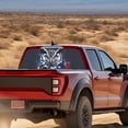 thumbnail image 4 of Pzuqiu American Flag Owl Print Vinyl Pickup Car Window Stickers, 66.9 x 22.4 Inches Waterproof FadeResistant Back Window Decal for Most Models, 4 of 8
