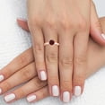 thumbnail image 2 of GemsNY July Birthstone - Traditional Round Ruby Solitaire Ring (Grade - AA | 0.65cts.), 2 of 4