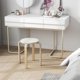 thumbnail image 4 of Songqin Stackable Bentwood Stools Set of 4, 18-Inch Height Backless Counter Chairs with Round Top, Anti-Slip Felt Pad, Portable School Stool for Dining Room, Kitchen, Classroom (Natural+White), 4 of 18