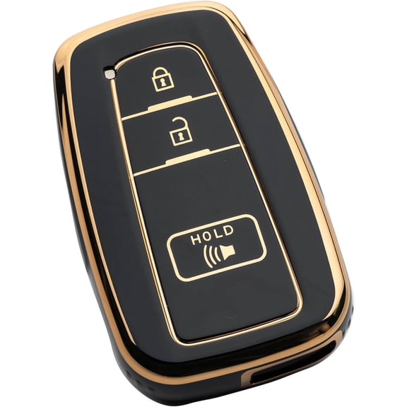 Key Fob Cover for Toyota 4Runner C-HR Corolla RAV4 Highlander Prius Prime C V AWD-e Smart Remote Key
