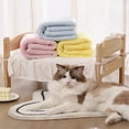 thumbnail image 3 of Pet Nest Mat Unique Texture Keep Warmth Thick Dogs Cat Sleeping Cushion Blanket for Household, 3 of 10