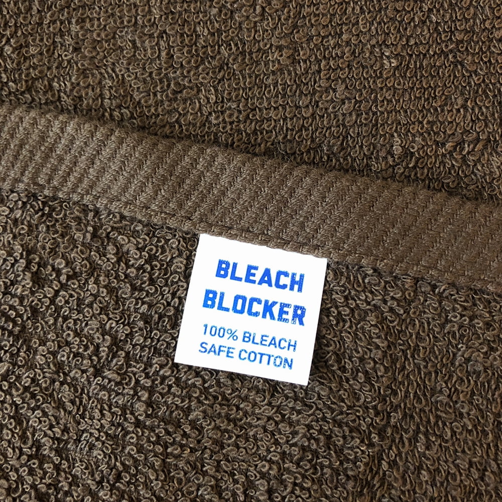 Arkwright Bleach Safe Sr. Salon Towels - 100% Ring Spun Cotton Hand Towel for Spa - (Bulk Case of 144) Brown