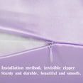 thumbnail image 4 of Lorviah 100% Mulberry Silk Pillowcase for Skin and Hair, King Size 20"x36", 1 Pack, Lavender, 4 of 5