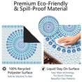 thumbnail image 4 of Boho Design Extra Large Rubber Playing Pad 31.5 Inch Square Mahjong Table Mat Features Non-Slip Grip and Noise Reducing Properties for Tiles and Cards, 4 of 7