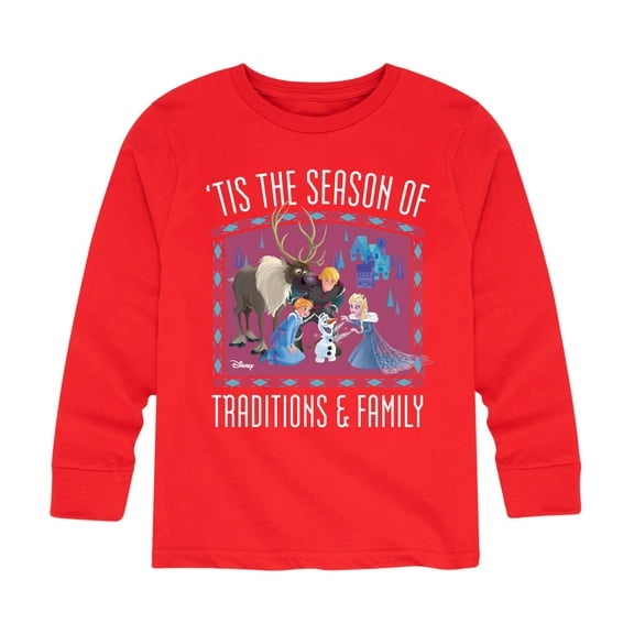 Frozen 2 - Tis The Season - Toddler And Youth Long Sleeve Graphic T-Shirt