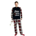 thumbnail image 3 of Ihaphap Jesus Is Reason For Season Family Christmas Matching Pajama Set(M,Men), 3 of 5