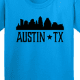thumbnail image 4 of Inktastic Austin Texas Skyline Silhouette Tx City Youth T-Shirt, 4 of 5