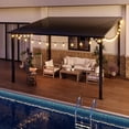 thumbnail image 7 of NETAJE 10'x12' Outdoor Metal Gazebo, Hardtop Wall Mounted Gazebo & Pergola with Metal Sloping Roof, for Backyard, Deck, Patio, 7 of 7