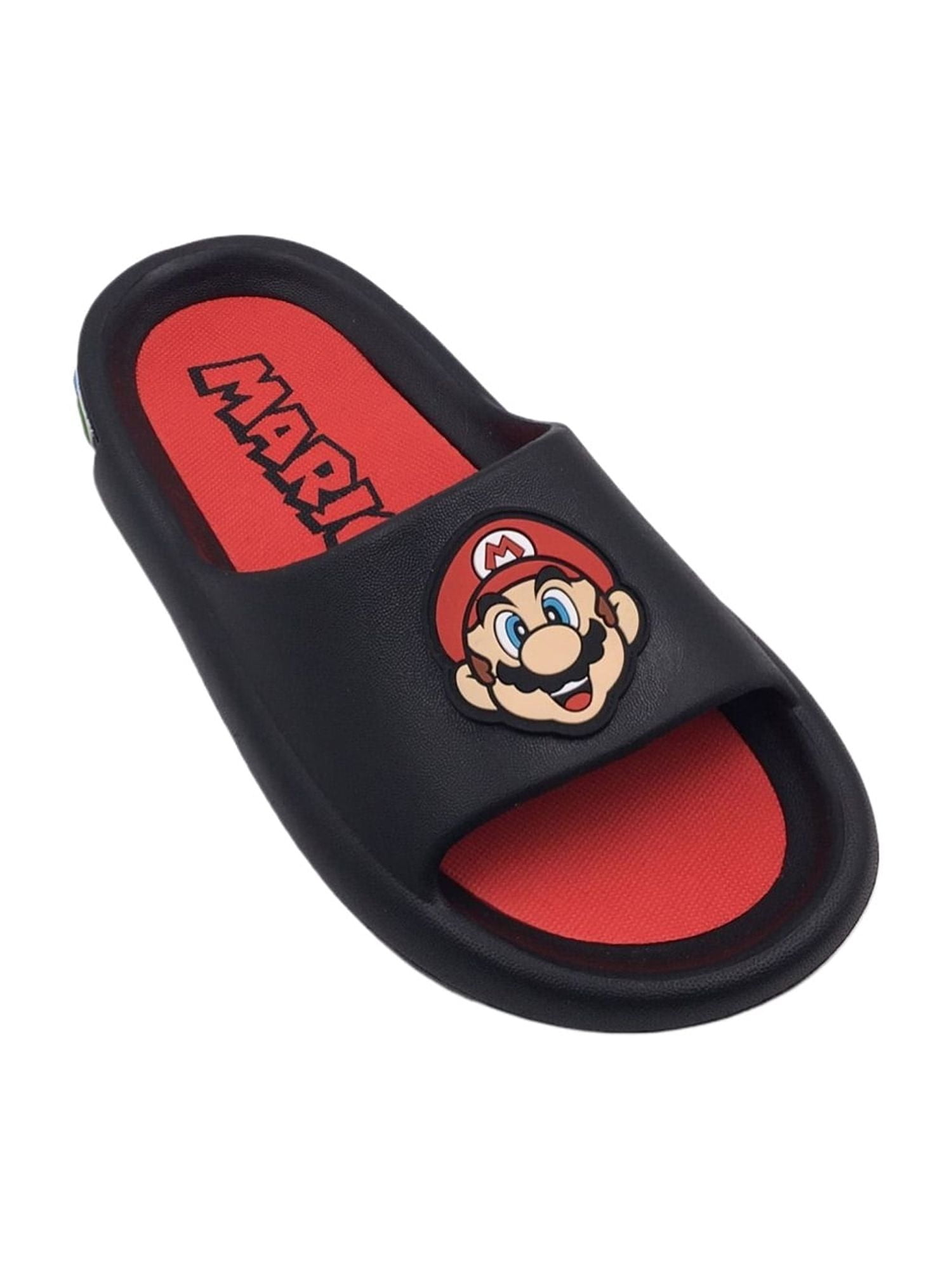 Nintendo Super Mario Little & Big Boys Comfort Slide Sandal