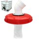 thumbnail image 1 of Cubierta del filtro de agua de lluvia, filtro IBC de nailon lavable, cubierta del filtro de la tapa del IBC, blanco+rojo, 245 mm, 1 of 3