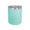 Yo-Da Best Dad Love You I Do - Engraved 10 oz Tumbler Cup Unique Funny Birthday Gift Graduation Gifts for Women Fathers Day Dad Papa Pops best buckin Star Wars Yoda (10 Ring, Teal)