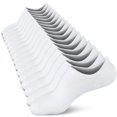 thumbnail image 1 of Mocasín invisible para mujer No Show Socks Wernies, plano, blanco, 1 of 7