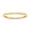 Plain Gold, variant on White Gold Plated CZ Half Eternity Wedding Ring Band for Women, 2mm, Size 7