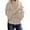 Beige, variant on Sweaters for Women Trendy Winter Women's Fashion Oversized Knitted Turtleneck Nylon Cotton Plus Size Women's Sweaters Womens Tops Brown M