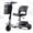 Gunmetal-1, variant on Arshin Mobility Scooters for Seniors & Adults,48V 200W Ultra-Lightweight Mobility Scooter with 300lbs,Foldable Electric Wheelchair 8 Miles Rang,2 Batteries,3.5Mph Variable Speed(Gunmetal)