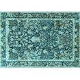 thumbnail image 1 of Ahgly Company Indoor Rectangle Animal Light Blue Traditional Area Rugs, 4' x 6', 1 of 4