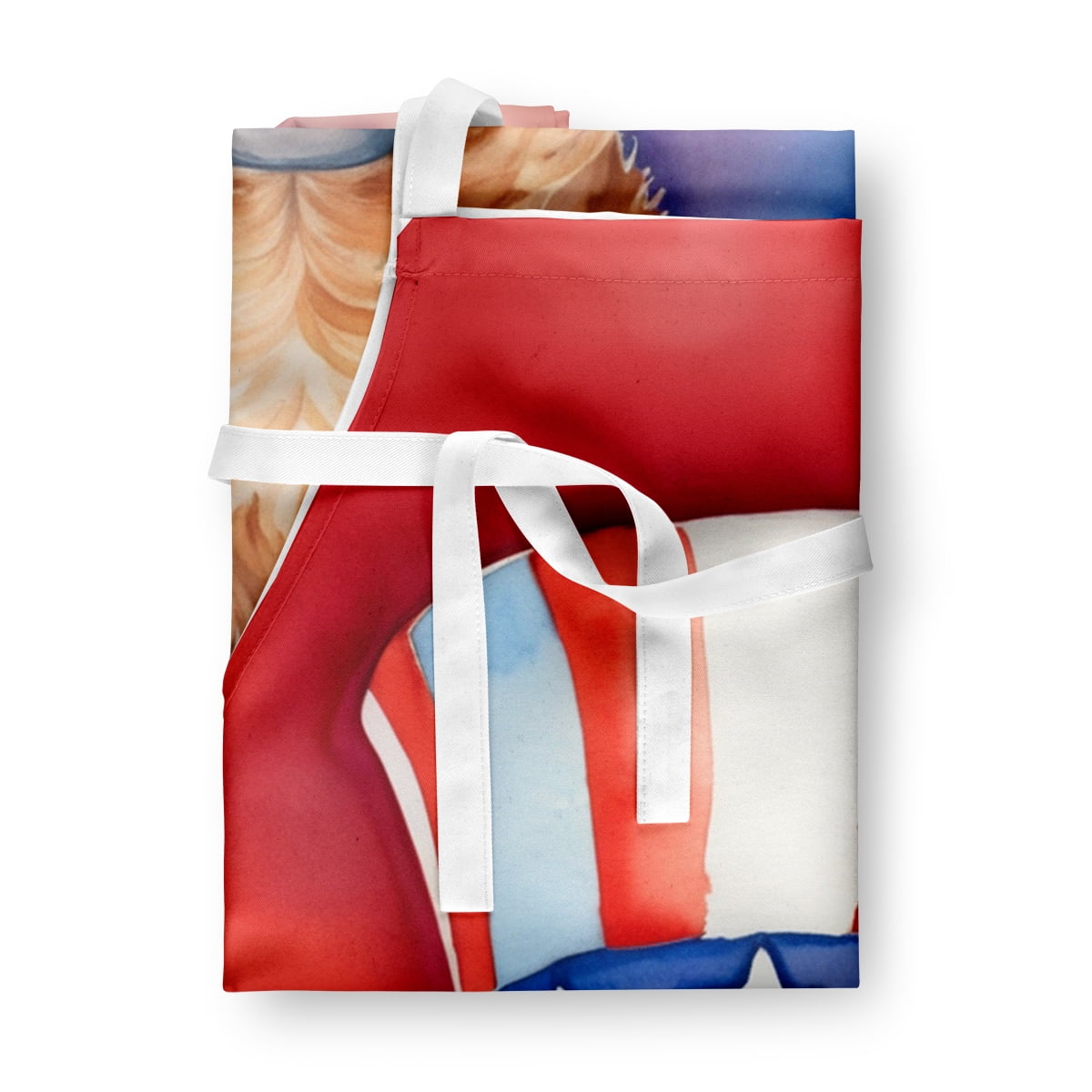 Carolines Treasures DAC5736APRON 30 x 27 in. Irish Terrier Patriotic American Apron