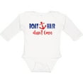 thumbnail image 3 of Inktastic Boat Hair Don't Care, Anchor, Sailing - Red Blue Boys or Girls Long Sleeve Baby Bodysuit, 3 of 5