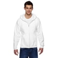 thumbnail image 2 of Jerzees 9.5 oz. 50/50 Super Sweats Fleece Full Zip Hood (4999) White, 3XL, 2 of 2