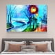 thumbnail image 4 of Póster de lienzo con pintura al óleo de puente de parque, decoración de dormitorio, paisaje deportivo, decoración de oficina, regalo, estilo marco, 20 x 30 cm, 4 of 8
