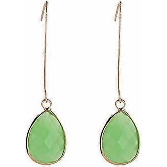Gorgeous Hook Earrings Fashion Women Multicolor Waterdrop Pendant Faux Gem Dangle Hook Earrings Jewelry - Pink Earrings Cost-Effective and Useful Popu