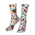thumbnail image 6 of Uemuo Mexican Bright Style for 16in Socks, Cotton Socks Sports Socks Knee High Socks Comfortable Socks For Men, Women, 6 of 7