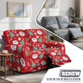 thumbnail image 3 of TSOVTHRID Santa Claus Christmas Tree Print Loveseat Recliner Covers for 2 Seat Sofa, Soft Reclining Love Seat Slipcover, 6-Piece Stretch Reclining Sofa Covers for Christmas Decor, 3 of 7