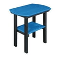 thumbnail image 2 of American Furniture Classics Model 525BBK Oval End Table in Blue with a Black Base, 2 of 5