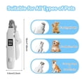 thumbnail image 2 of 2-in-1 Pet Nail Clippers and Grinder with LED Lights, Electric Dog Cat Nail Trimmer for Large Medium Small Dogs & Cats, Pet Nail Grinderwith 3 Speeds, USB Rechargeable, Safety Lock, 2 of 6