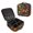 Colorful Swirl Design, variant on Makeup Train Case with Adjustable Dividers,Cosmetic Bag Portable Portability Bag Case Gifts Colorful Swirl